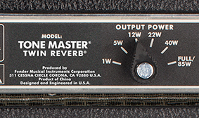 Fender Tone Master Twin Reverb Guitar Amplifier