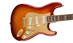 Squier 40th Anniversary Stratocaster Gold Edition Electric Guitar
